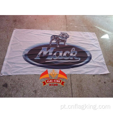 Bandeira da marca Mack Trucks LOGO 90 * 150CM 100% polyster Mack banner
